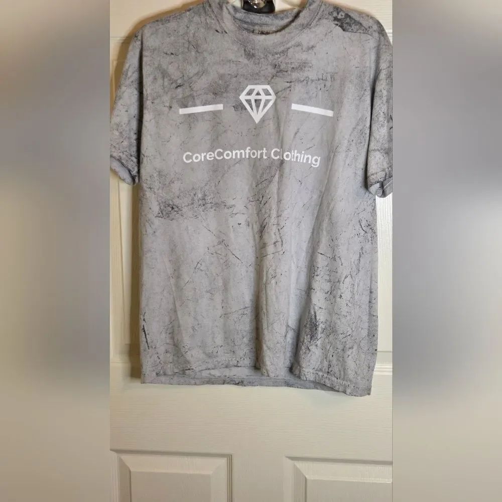 Comfort Colors M Marble Gray Short Sleeve Men's T-shirt